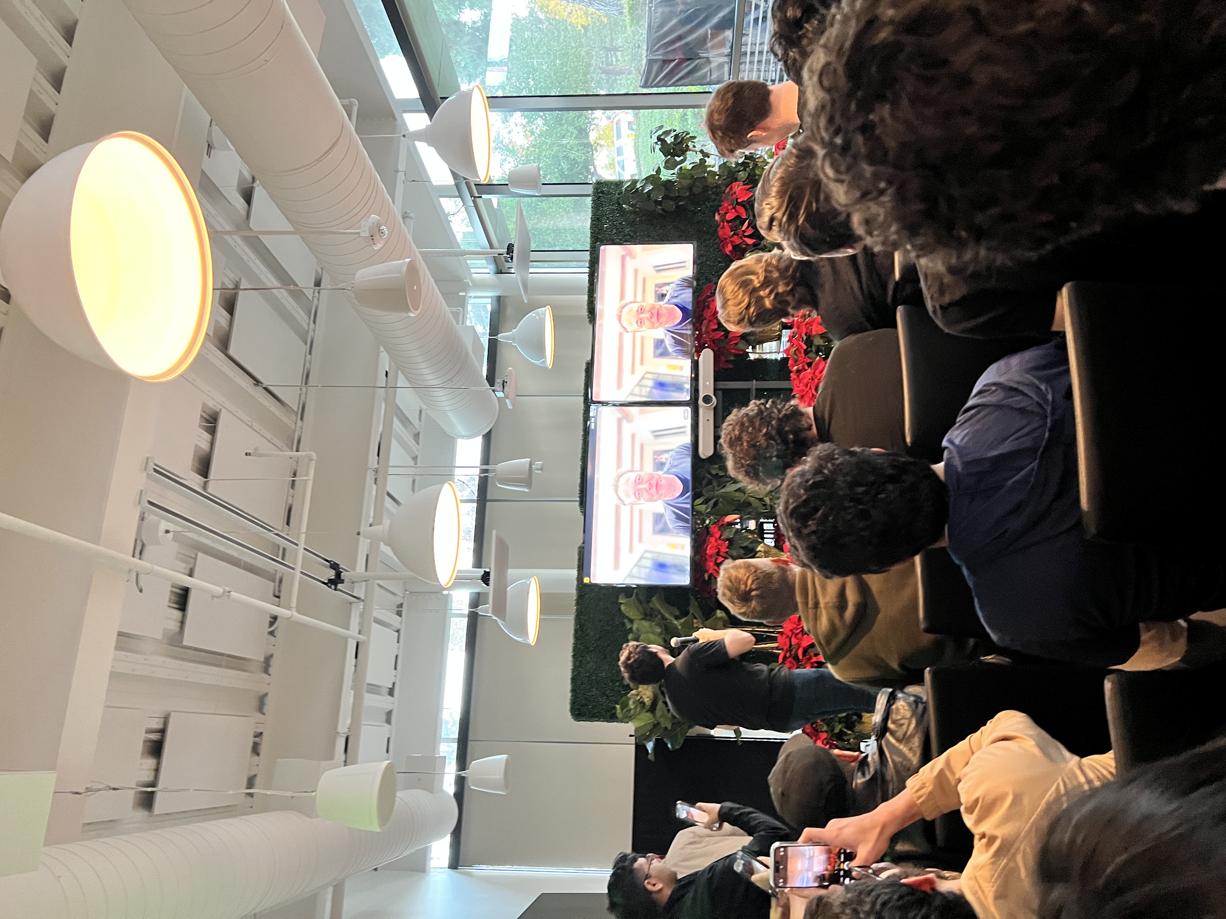 Elon Musk speaking at xAI HQ Palo Alto