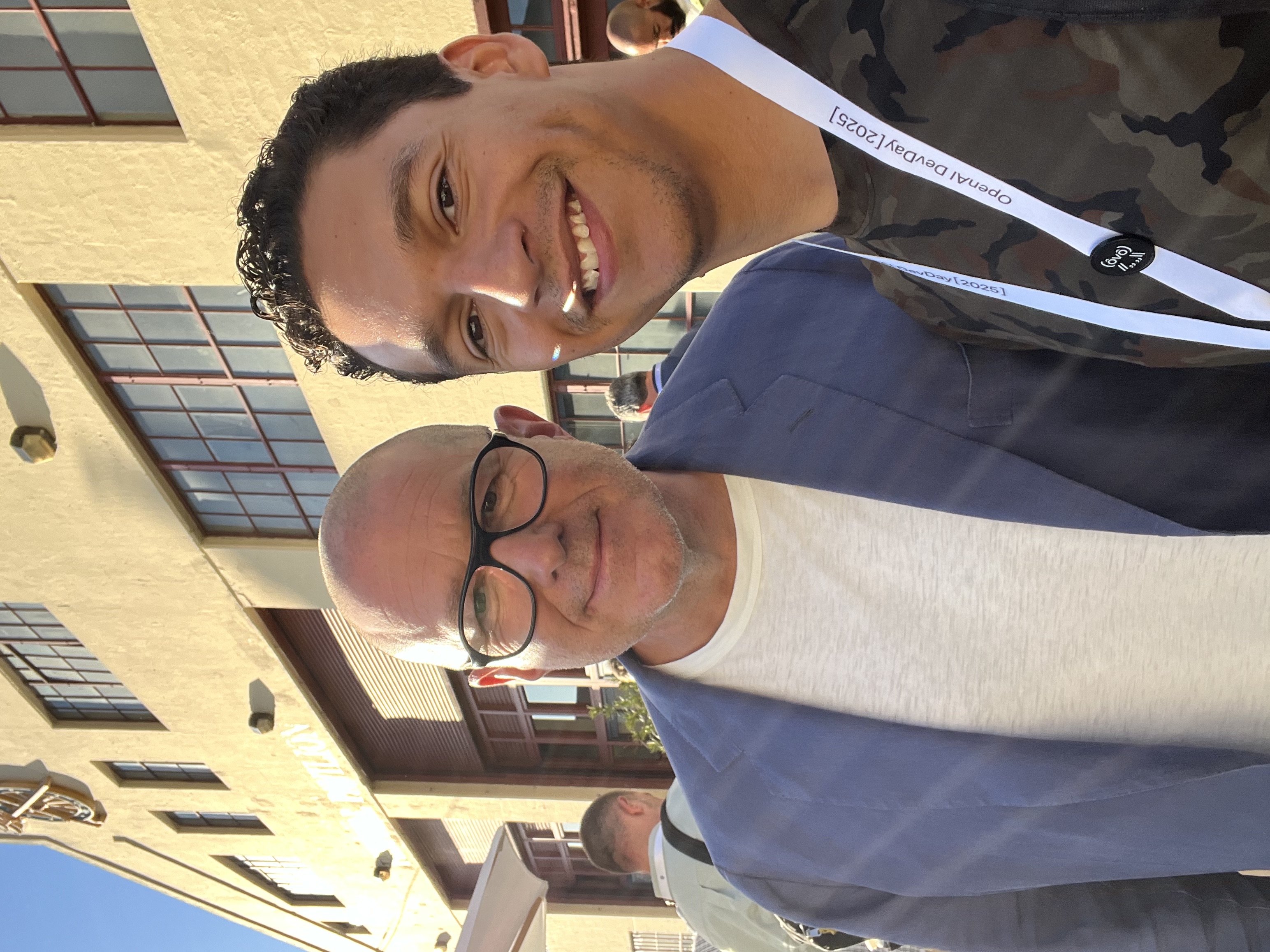 Jacob Lopez with Jony Ive